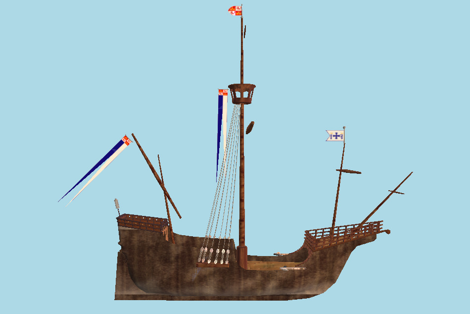 Corsair Ship 3d model